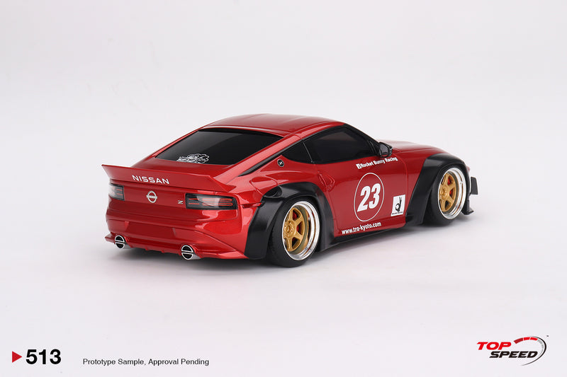 TopSpeed Models 1:18 Nissan Z (LHD) PANDEM Widebody in Passion Red