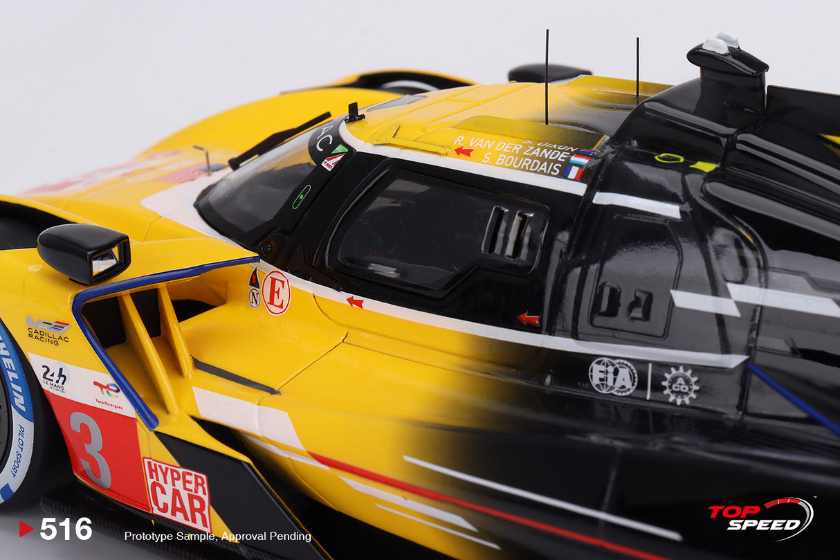 TopSpeed Models 1:18 Cadillac V-Series R #3 Cadillac Racing 2023 Le Mans 24 Hrs