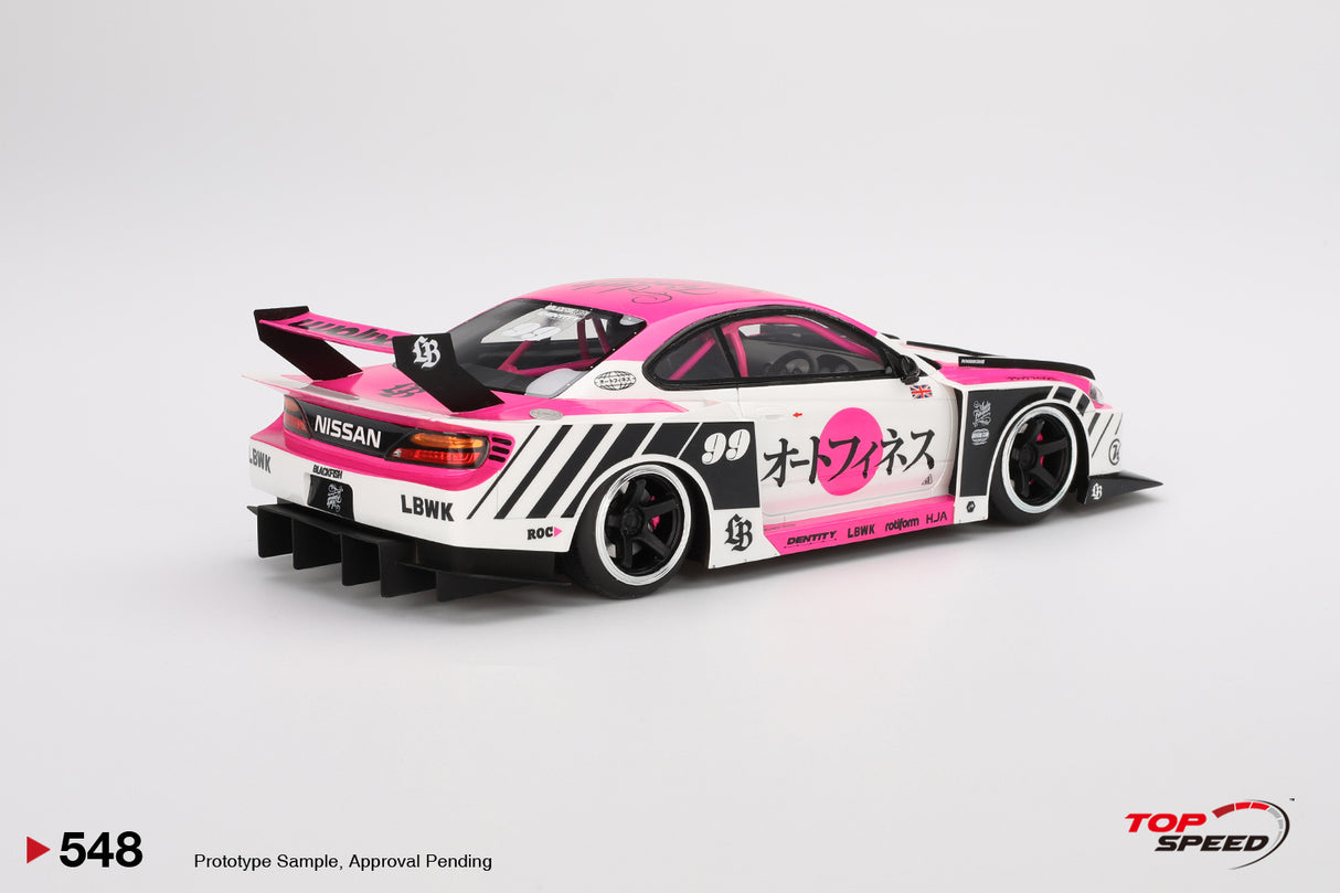 TopSpeed Models 1:18 Nissan SILVIA (S15) LB-Super Silhouette Auto Finesse SEMA 2023