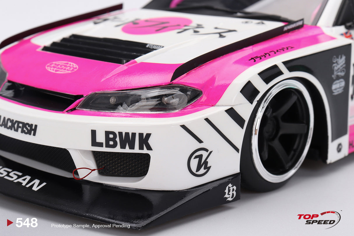 TopSpeed Models 1:18 Nissan SILVIA (S15) LB-Super Silhouette Auto Finesse SEMA 2023