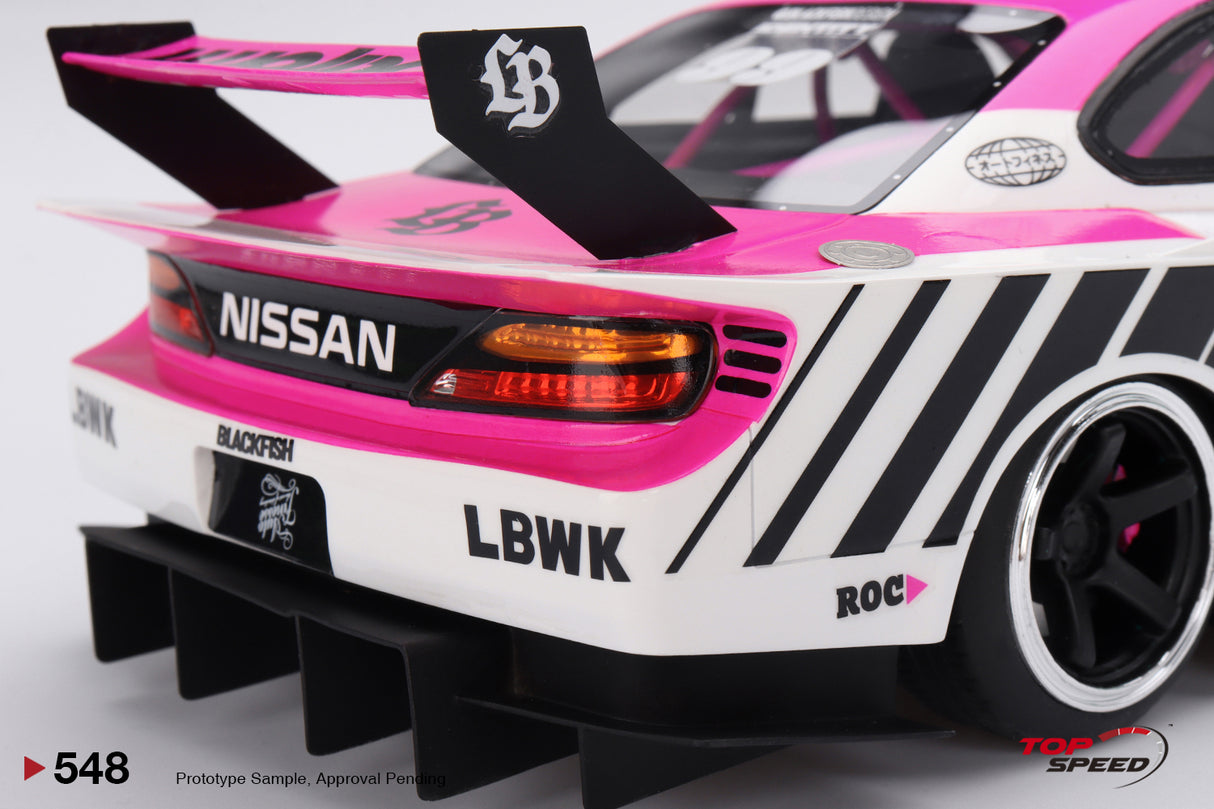 TopSpeed Models 1:18 Nissan SILVIA (S15) LB-Super Silhouette Auto Finesse SEMA 2023