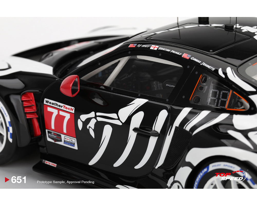 *PREORDER* Top Speed Models 1:18 Porsche 911 GT3 R #77 AO Racing 2025 IMSA Petit Le Mans