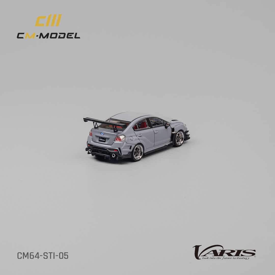 CM Model 1:64 Subaru Impreza STi VARIS Widebody 1.0 in Gray