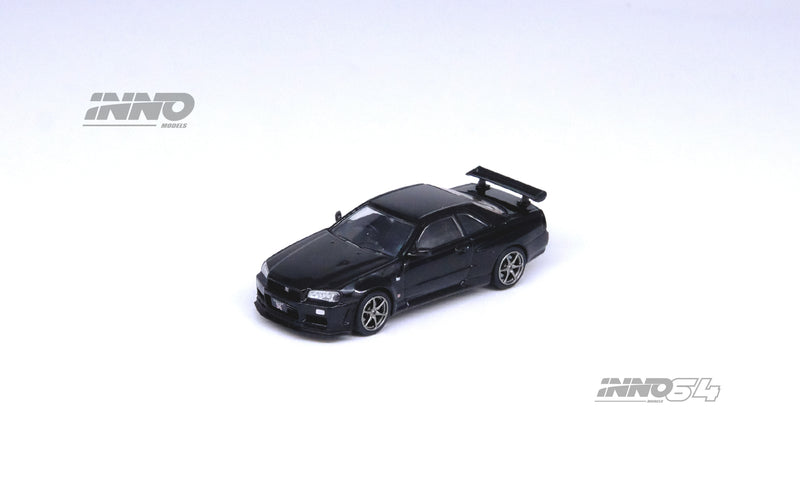 INNO64 1/64 Nissan Skyline GT-R (R34) V-Spec II in Black