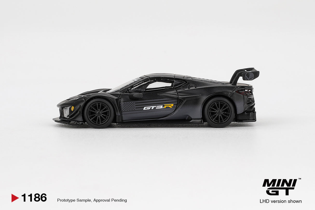 *PREORDER* MINIGT 1:64 Chevrolet Corvette Z06 GT3.R Road America Test Car in Black