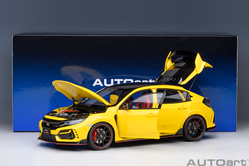 AUTOart 1:18 Honda Civic Type-R (FK8) Limited Edition in Sunlight