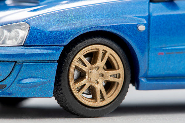 TomyTec 1:64 Subaru Impreza WRX STi Spec C (2003) Model in Blue