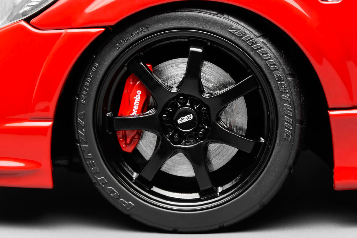 *PREORDER* MotorHelix 1:18 Honda Civic Type-R (FD2) MUGEN RR in Milano Red