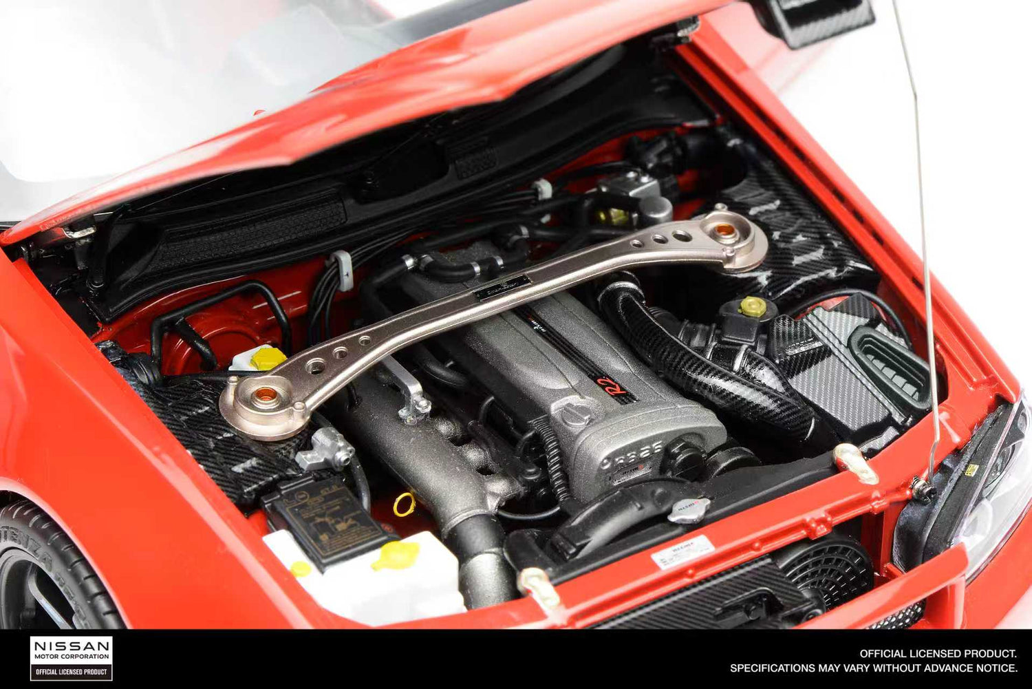 MotorHelix 1:18 Nissan Skyline GT-R (R34) Customized Version in Active Red