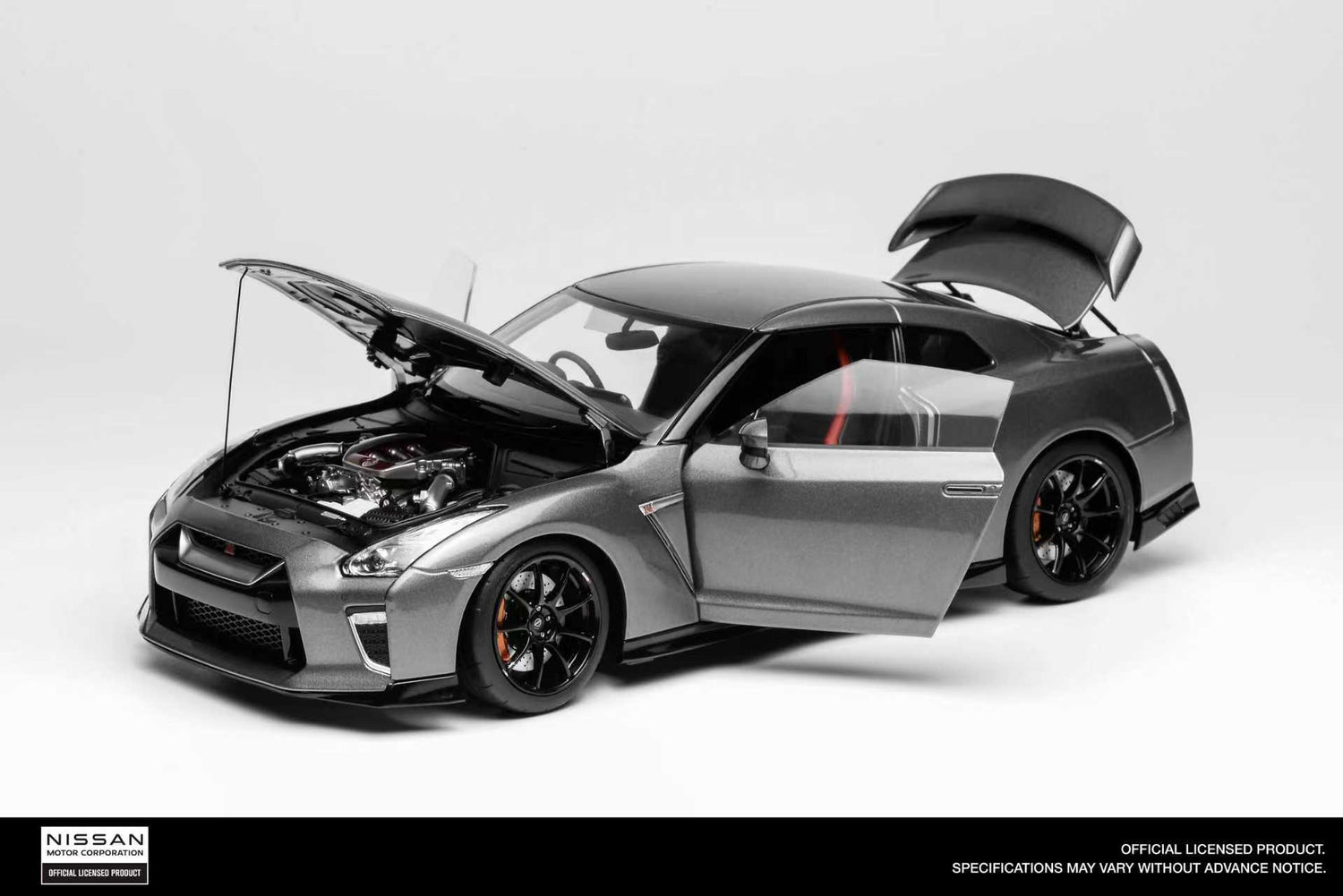 MotorHelix 1:18 Nissan Skyline GT-R Customized Version in Metallic Gray