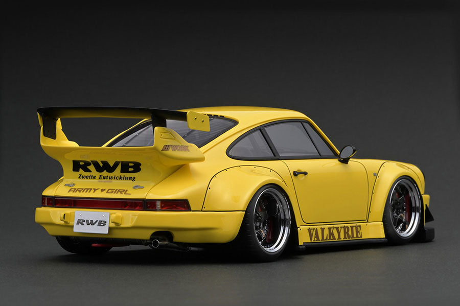 Ignition Model 1:18 1RWB 930 Yellow with Engine Display