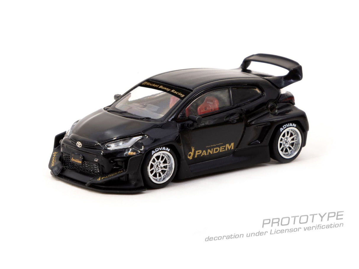 Tarmac Works 1/64 Toyota GR Yaris Pandem in Black