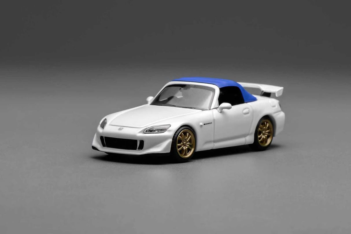 *PREORDER* MotorHelix 1:64 Honda S2000 Type S Platinum White Pearl