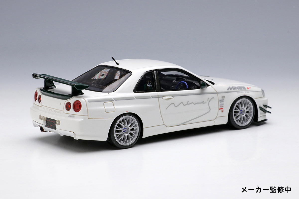 Make Up Co., Ltd / Eidolon 1:43 Nissan Skyline GT-R (BNR34) Mine's V-spec N1 2021 (BBS Wheel)