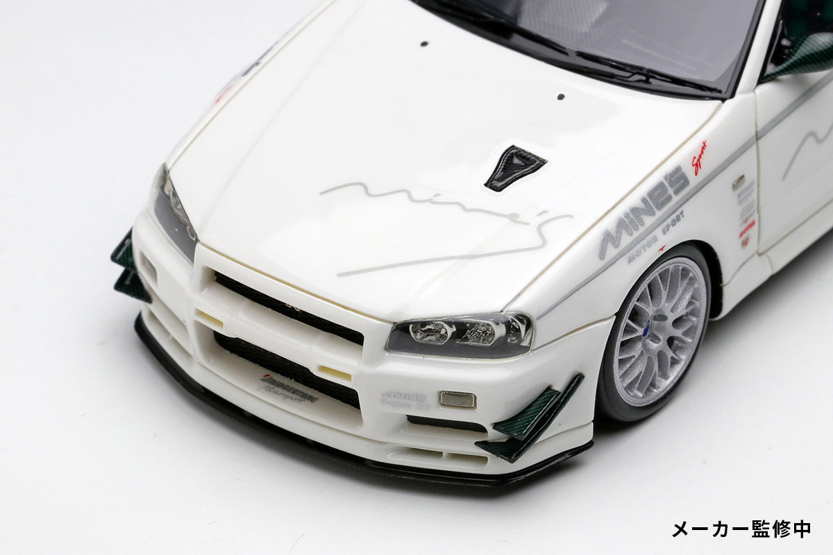 Make Up Co., Ltd / Eidolon 1:43 Nissan Skyline GT-R (BNR34) Mine's V-spec N1 2021 (BBS Wheel)