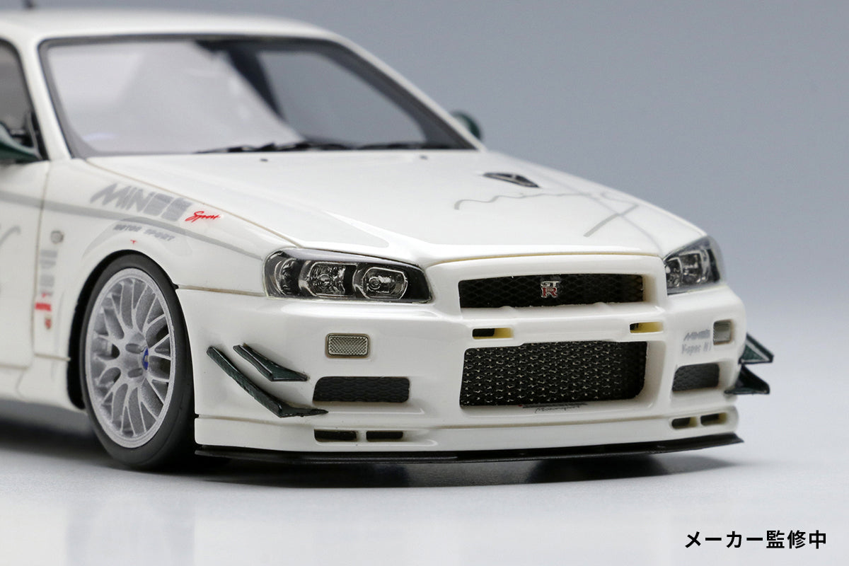 Make Up Co., Ltd / Eidolon 1:43 Nissan Skyline GT-R (BNR34) Mine's V-spec N1 2021 (BBS Wheel)