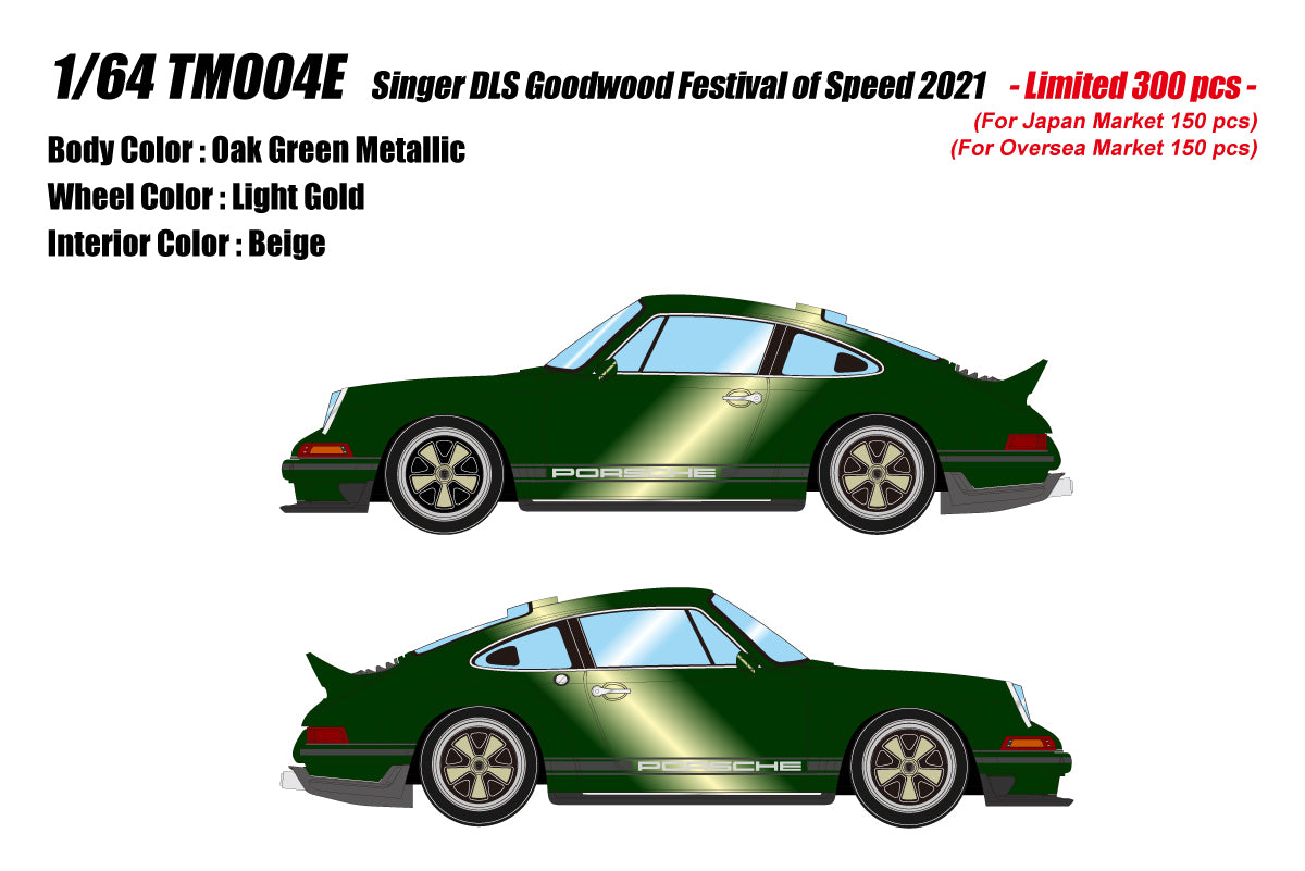 Make Up Co., Ltd / Titan 64 1:64 Porsche 911 (964) Singer DLS