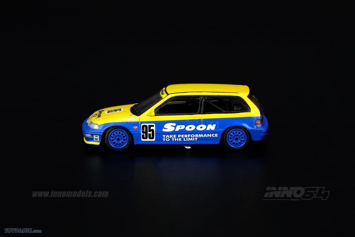 INNO Models 1:64 Honda Civic EF9 #95 Tuned by Spoon Sports