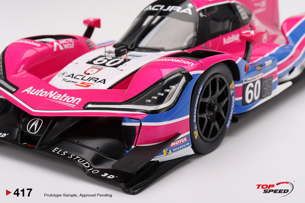 TopSpeed Models 1:18 Acura ARX-05 DPi #60 Meyer Shank Racing Acura ARX-05 DPi 2022 IMSA Daytona 24 Hrs Winner