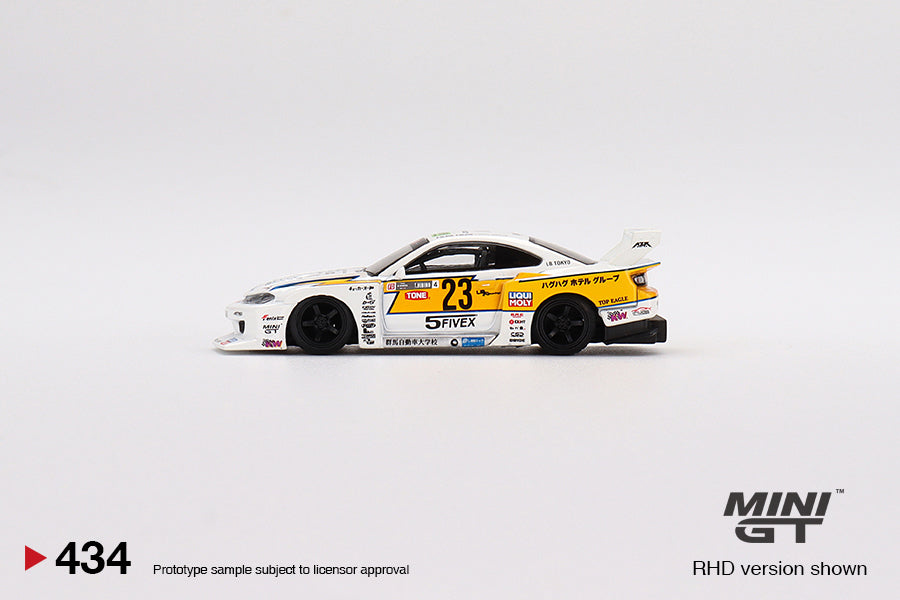 MINIGT 1:64 Nissan Silvia (S15) #23 LB Super Silhouette 2021 Formula Drift Japan