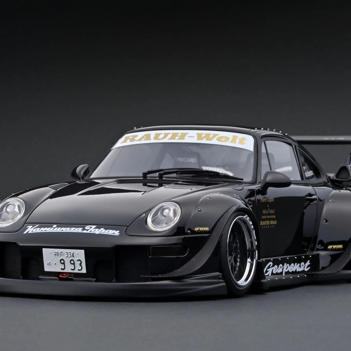 Ignition Model 1:18 Porsche 993 RWB in Black – Model Cars Houston Ignition Model 1:18 Porsche 993 RWB in Black – Model Cars Houston
