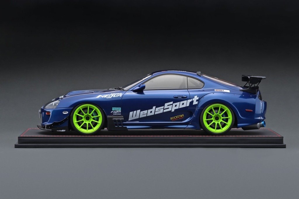 Ignition Model 1:12 Toyota Supra JZA80 RZ Max Orido Street Version Blue