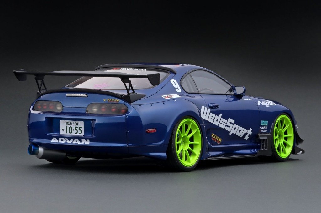 Ignition Model 1:12 Toyota Supra JZA80 RZ Max Orido Street Version Blue