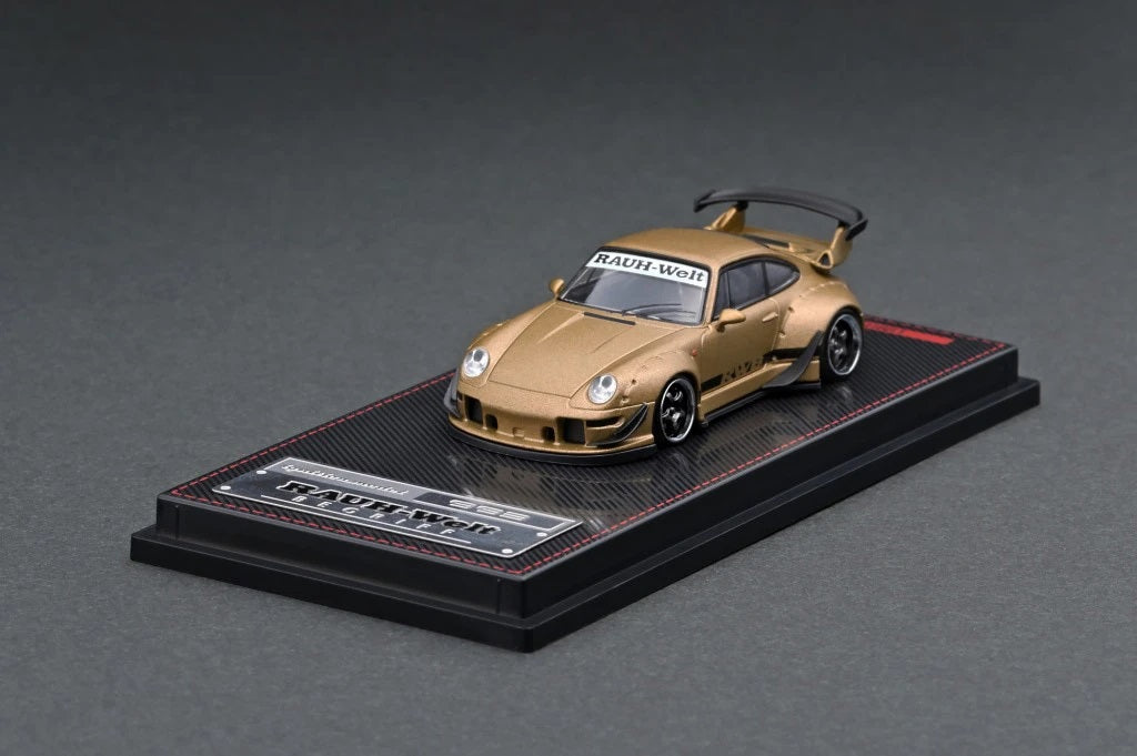 Ignition Model 1:64 Porsche 993 RWB in Matte Gold