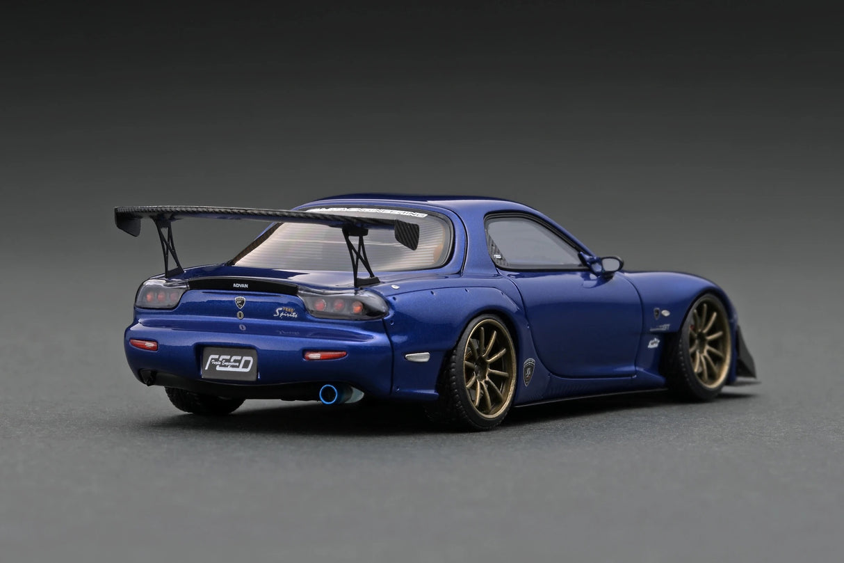 Ignition Model 1:43 Mazda RX7 (FD3S) FEED in Blue Metallic