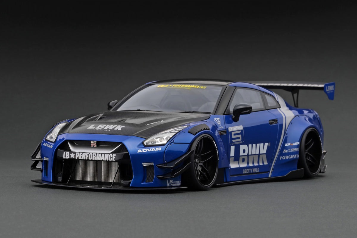 Ignition Model 1:18 Nissan Skyline Liberty Walk GT-R in Blue 