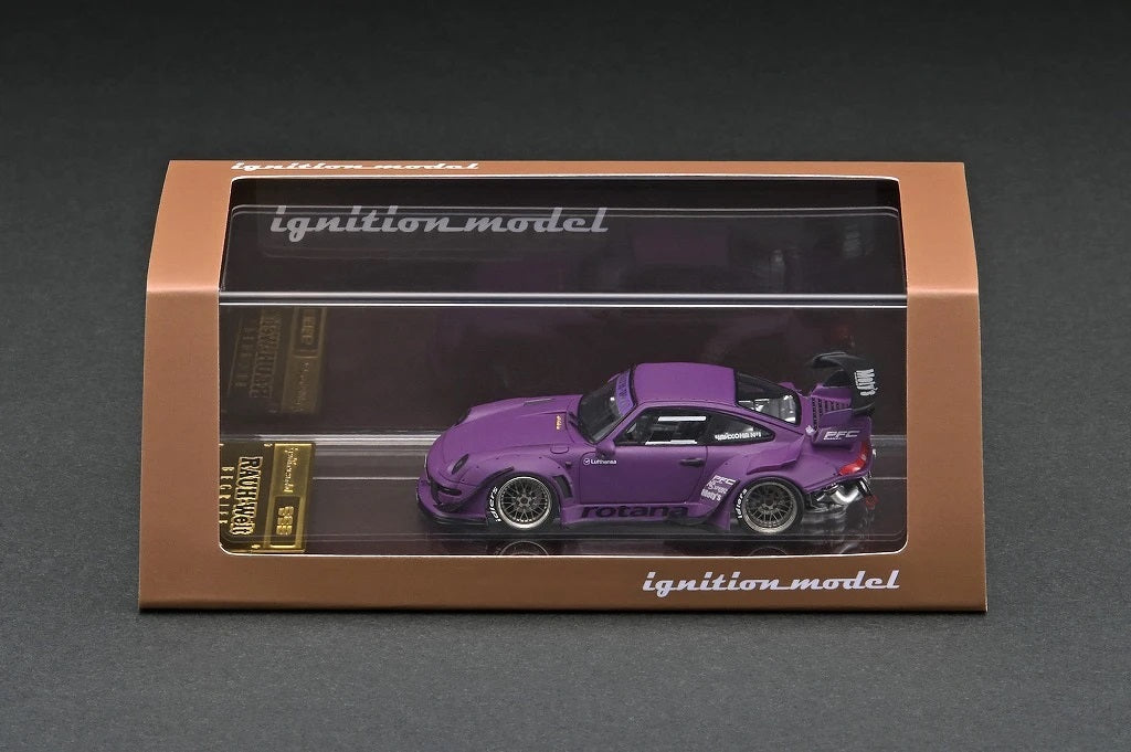 Ignition Model 1:64 Porsche 993 RWB Rotana in Matte Purple