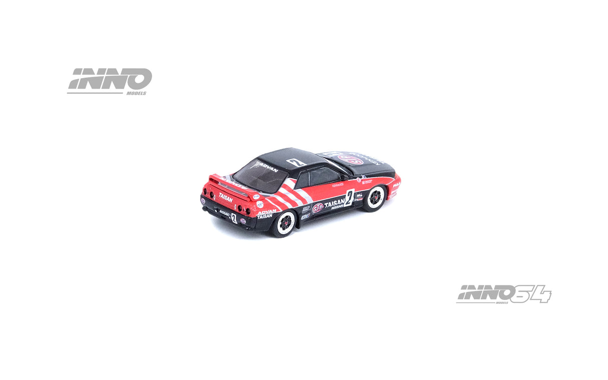 INNO Models 1:64 Nissan Skyline GT-R R32 #2 "TAISAN STP" Group A Fuji 1992