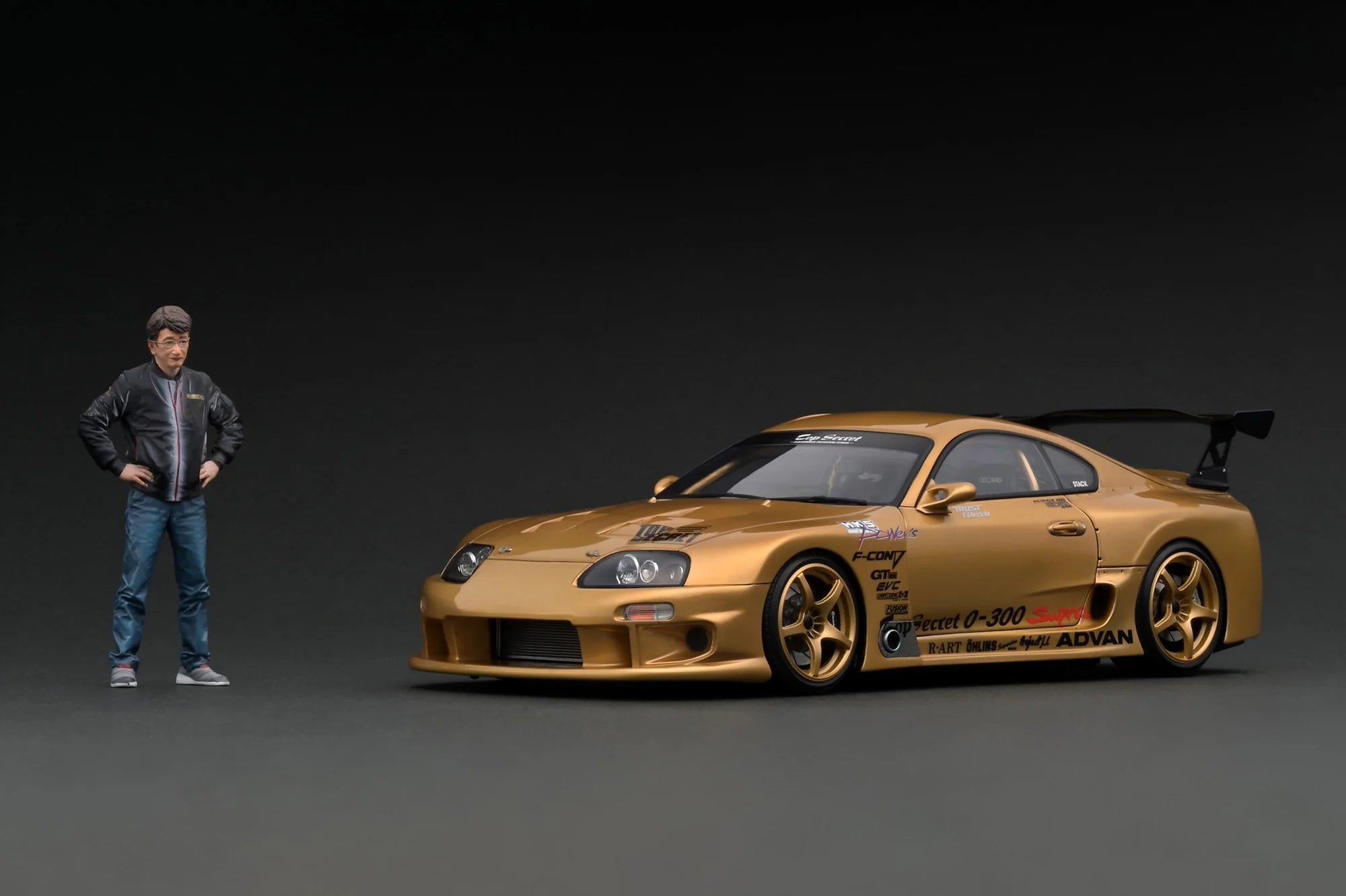 Ignition 1:18 Toyota (JZA80) TOP "GT-300" in Gold w