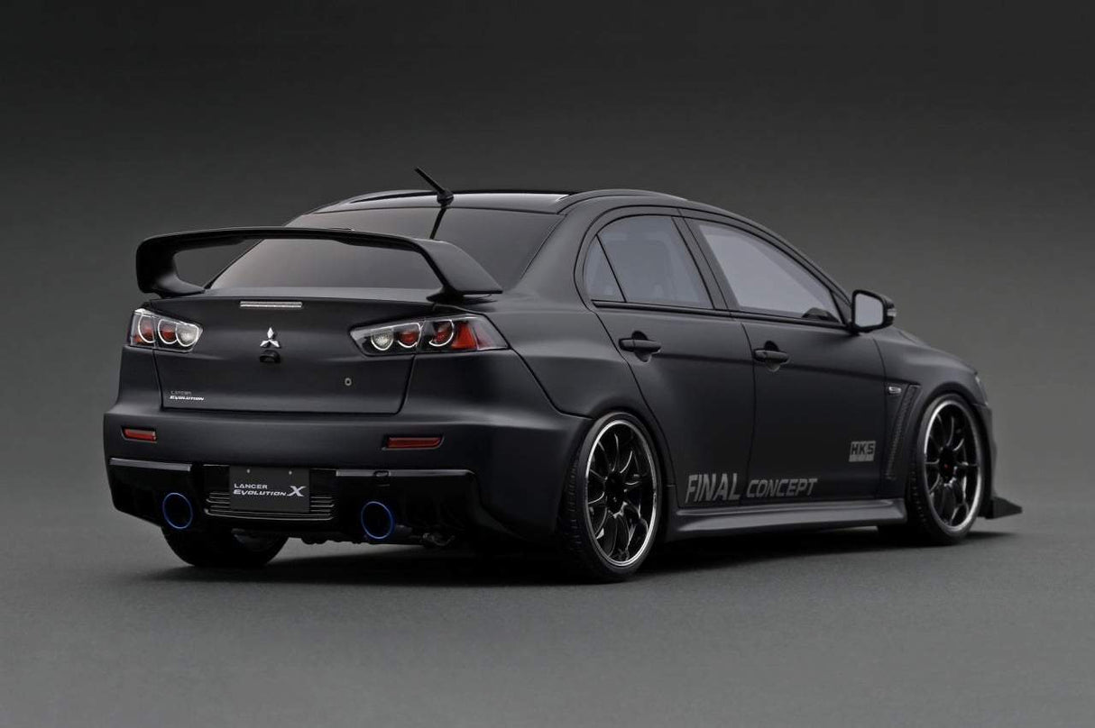 Ignition Model 1:18 Mitsubishi Lancer Evolution X (CZ4A) Matte Black