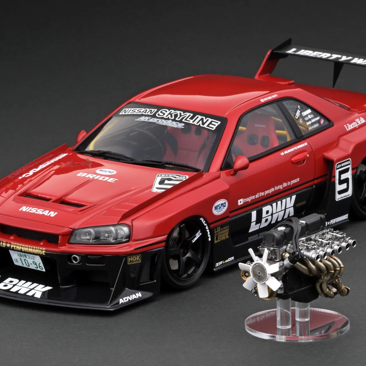 Ignition Model 1:18 Nissan Skyline (ER34) LBWK Super
