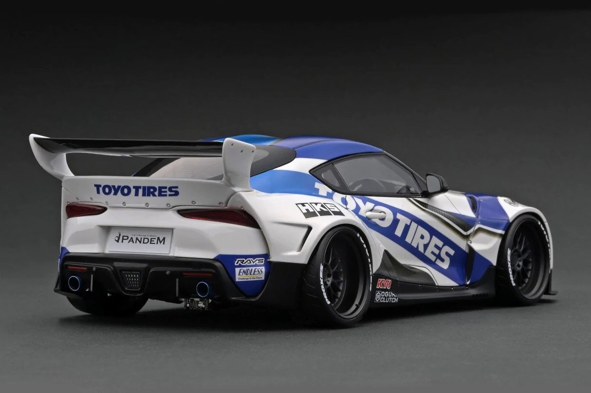 Ignition Model 1:18 Toyota GR Supra (A90) Rocket Bunny Pandem TOYO TIRES
