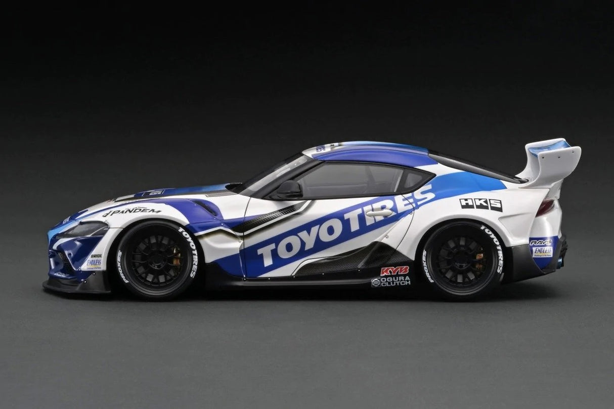 Ignition Model 1:18 Toyota GR Supra (A90) Rocket Bunny Pandem TOYO TIRES