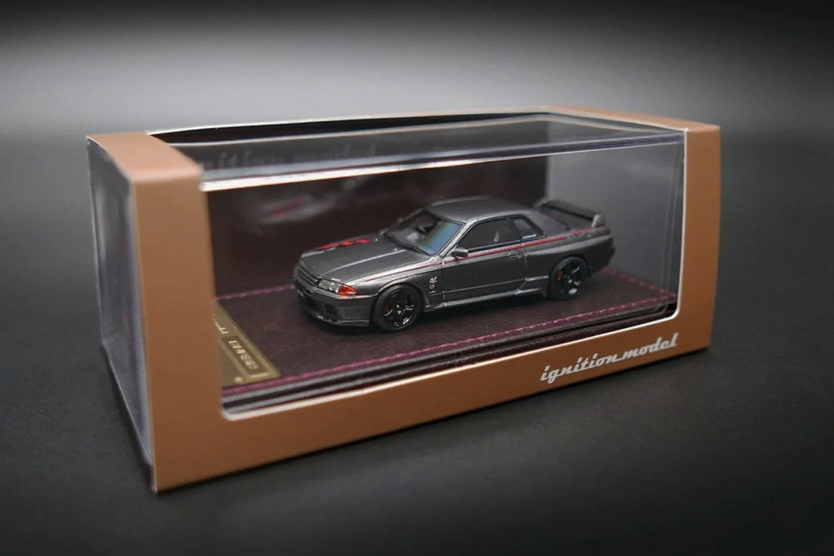 Ignition Model 1:64 Nissan Skyline GT-R (R32) Nismo in Gun Metallic Gray