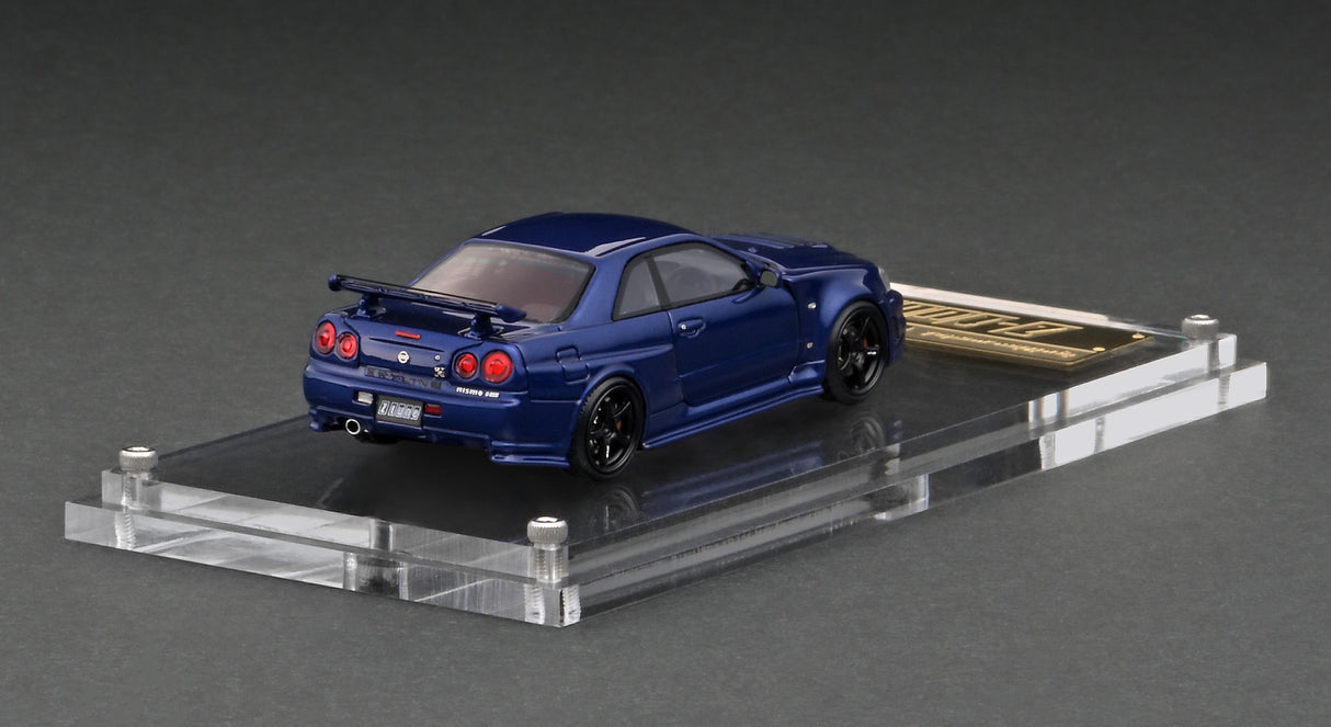 Ignition Model 1:64 Nissan Skyline GT-R (R34) Z-Tune in Bayside Blue