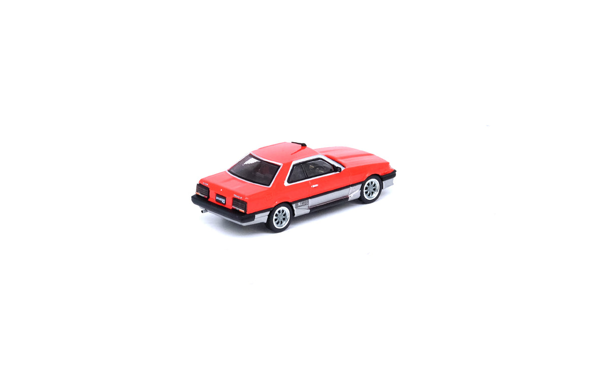 INNO64 1:64 Nissan Skyline 2000 Turbo RS-X (DR30) in Red / Silver