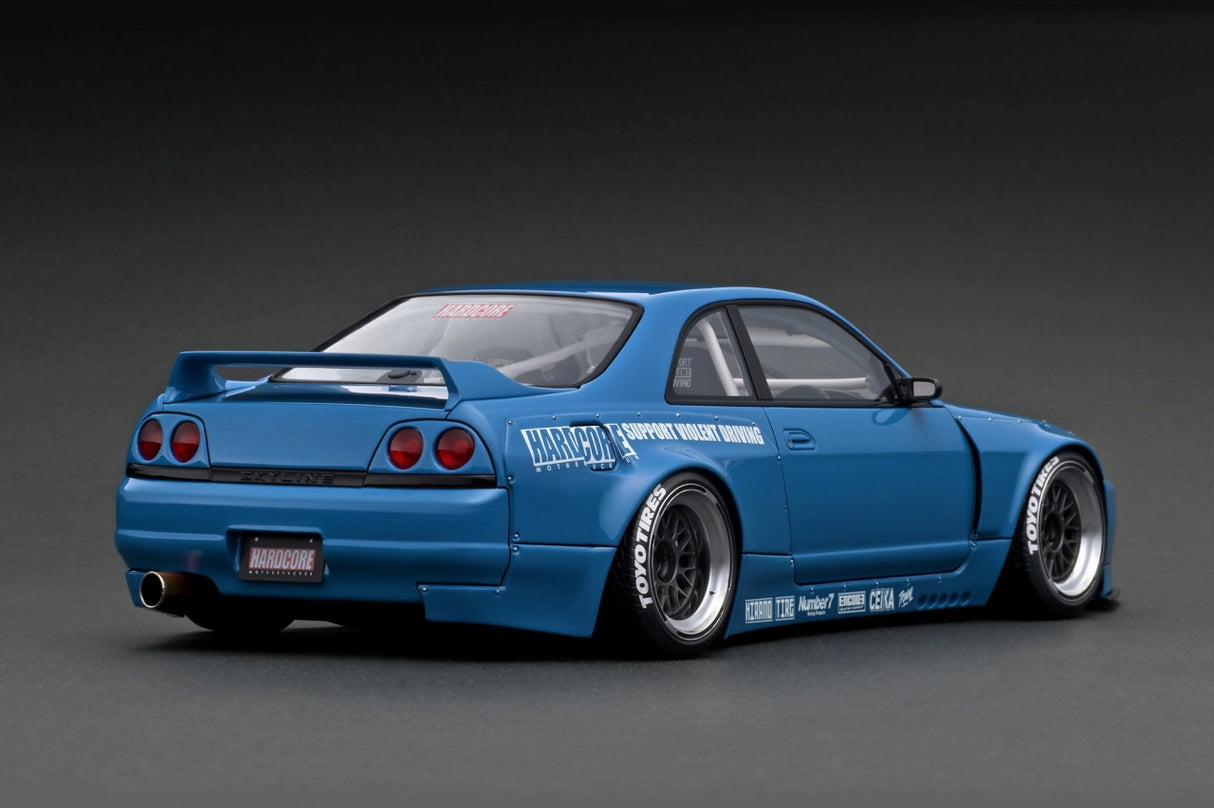 Ignition Model 1:18 Nissan Skyline GT-R (BNCR33) Pandem in Blue