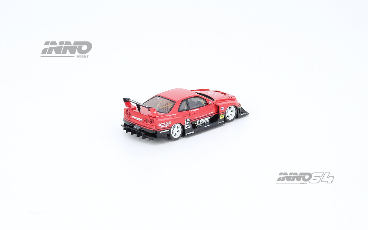 INNO64 1:64 Nissan Skyline (ER34) Super Silhouette "LBWK" @ Fenderist Japan 2020 Edition