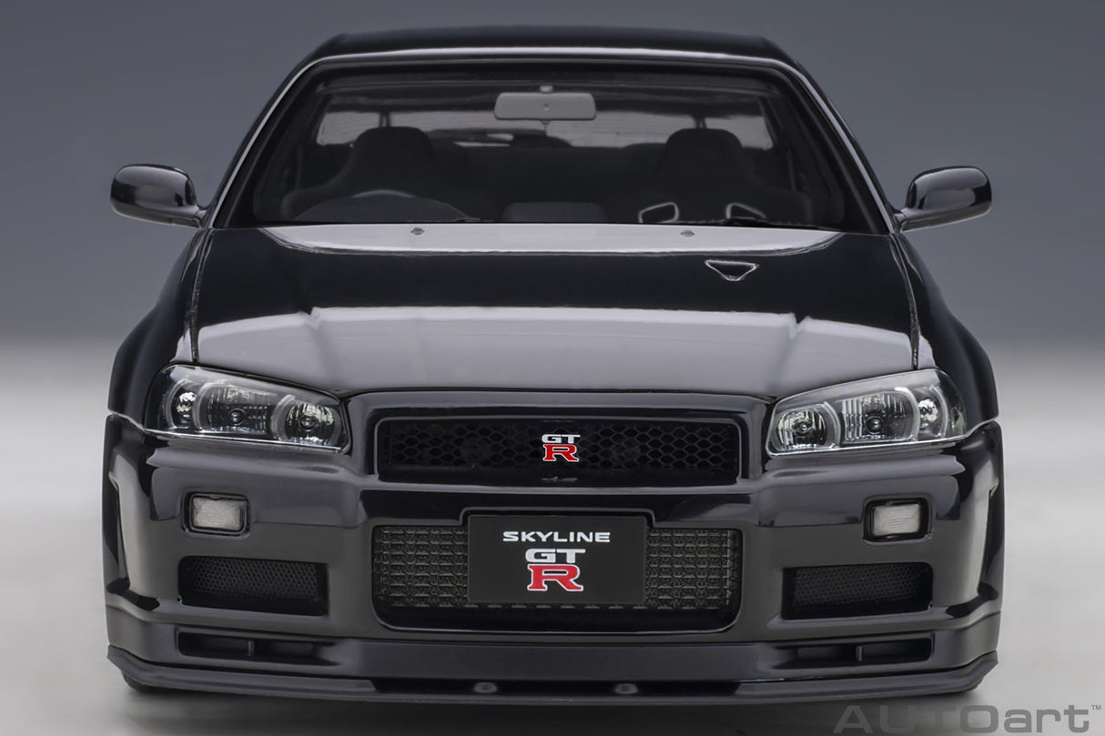 AUTOart 1:18 Nissan Skyline GT-R (R34) V-Spec II in Black Pearl
