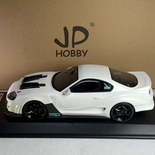 Peako Models 1:18 Toyota Supra (JZA80) Widebody Varis Supreme in White