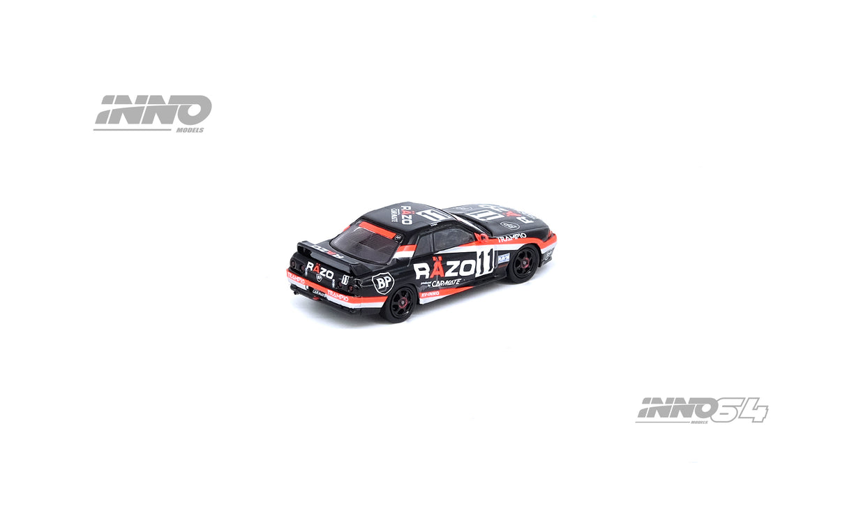 INNO64 1:64 Nissan Skyline GT-R (R32) #11 "RAZO TAMPIO" Japan Super N1 Endurance Race 1994