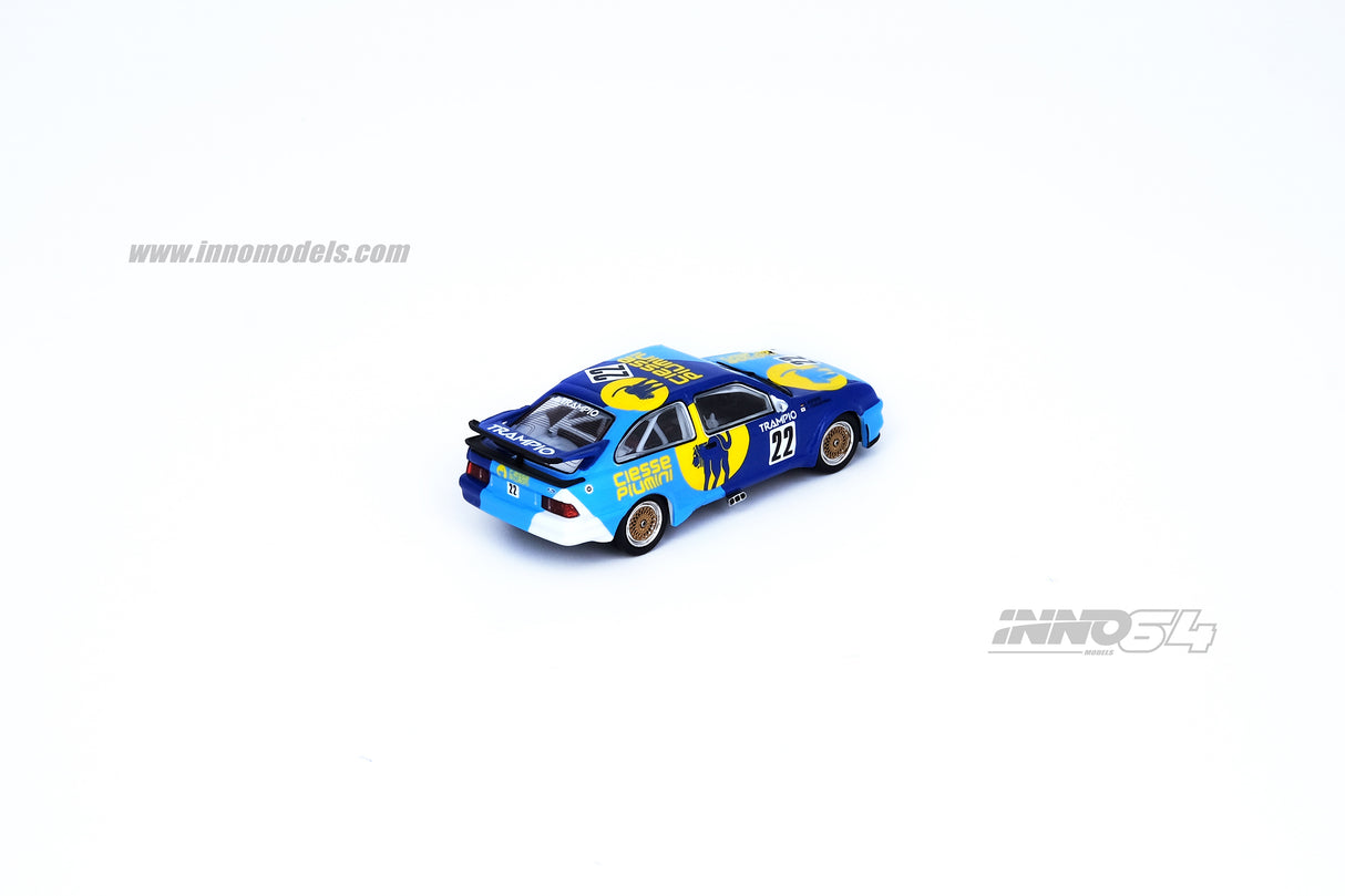 INNO Models 1:64 Ford Sierra RS500 Cosworth #22 "PIUMNI TRAMPIO" JTC 1988 WINNER K. Niedzwiedz / H. Yokoshima
