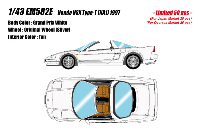 EIDOLON 1:43 Honda NSX (NA1) type T (NA1) 1997