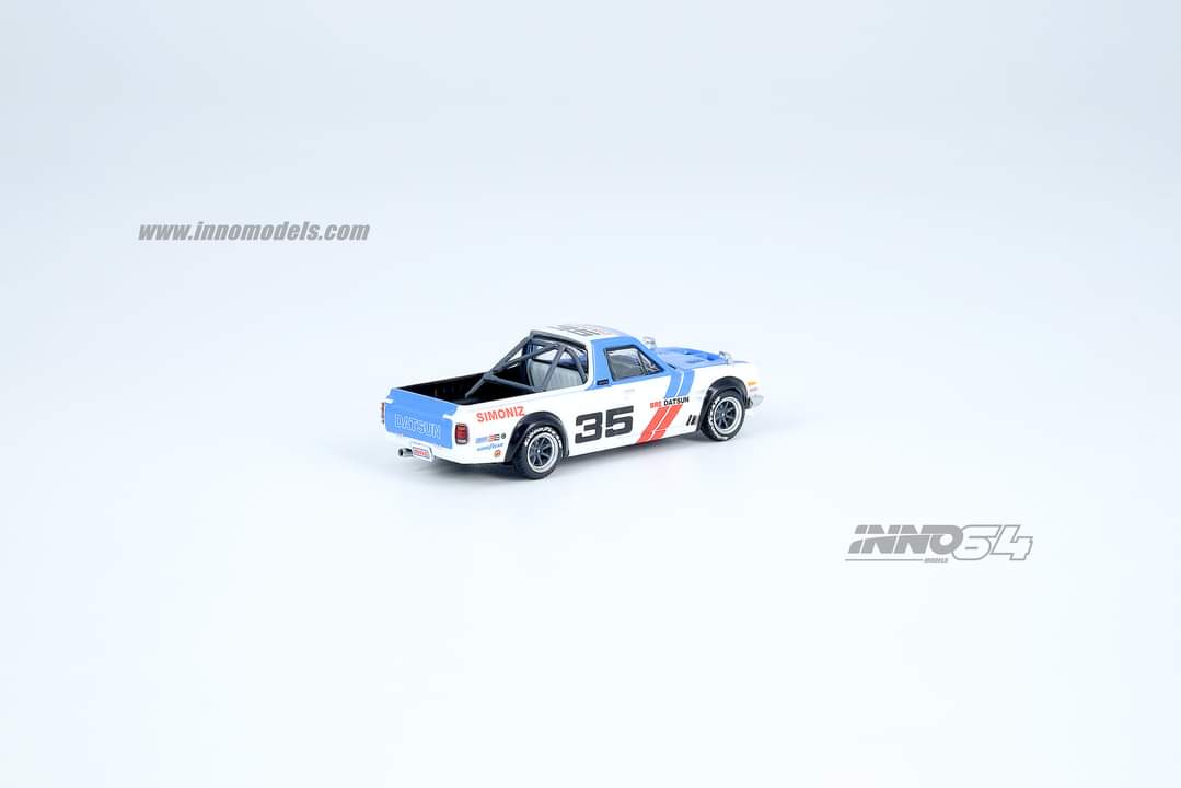 INNO Models 1:64 Nissan Sunny Pickup Datsun Livery Blue