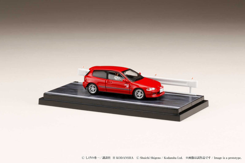 Hobby Japan 1:64 Honda Civic (EG6) Myogi Night Kids / Shingo Shoji Diorama Set with Driver Figure
