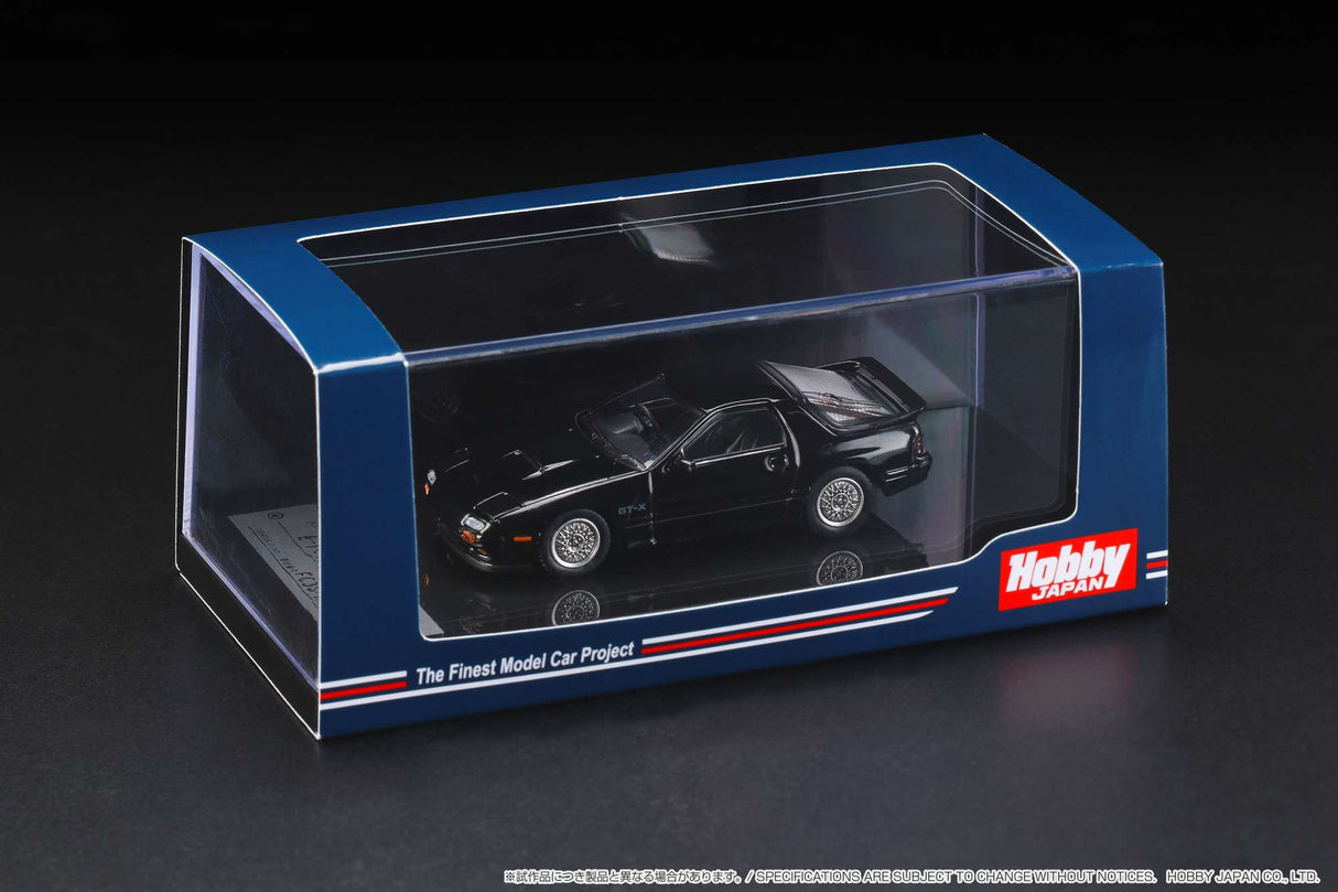 Hobby Japan 1:64 Mazda RX-7 FC3S GT-X in Brilliant Black